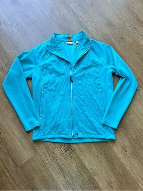 Peter Millar Crown Sport Men's Hyperlight Merge Hybrid Jacket Reef Blue size M